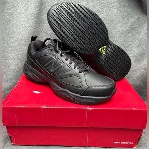 New Balance Slip Resistant 626v2 Women 8 2E Extra Wide Black Training Work Shoes